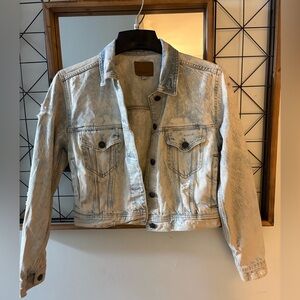 American Eagle Distressed Denim Jacket